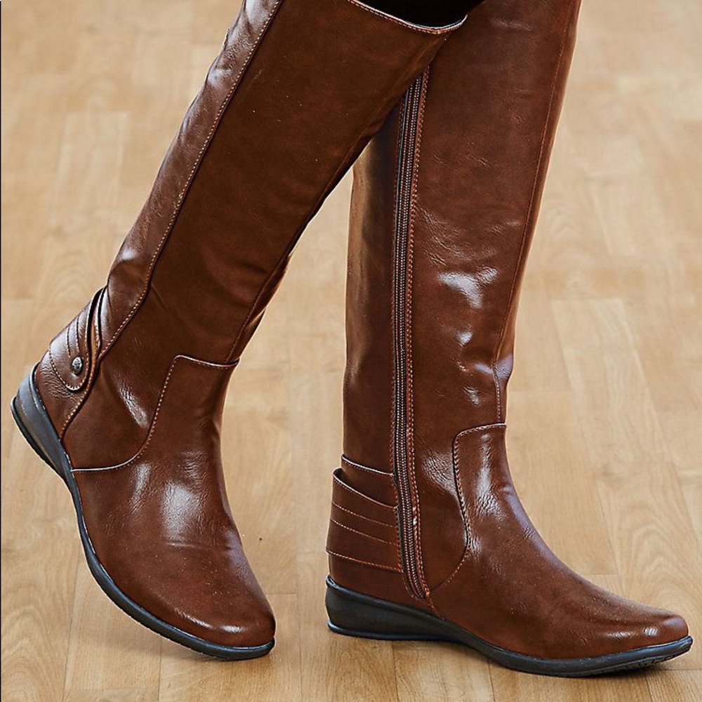 Haband Salon Studio Brown Riding Boots